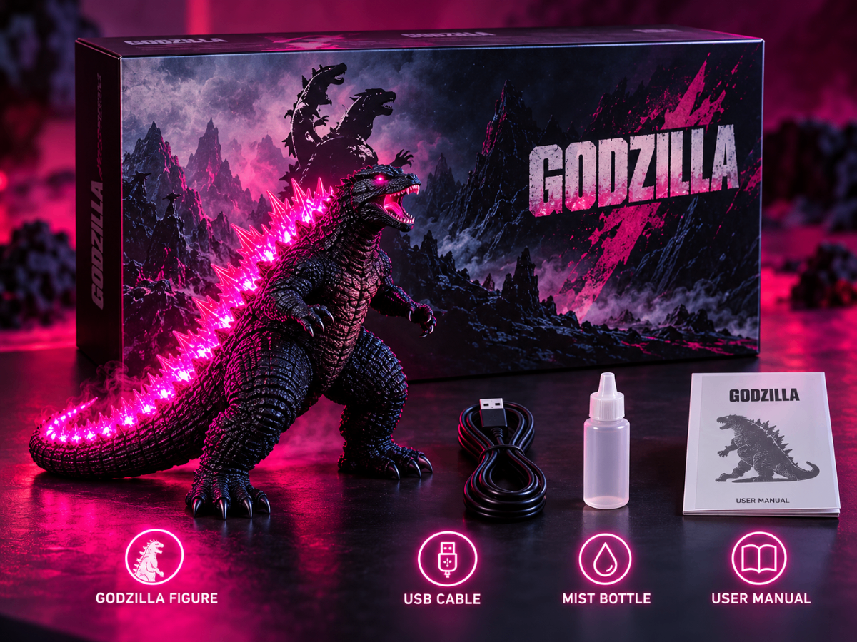 Godzilla LED Mist Figure