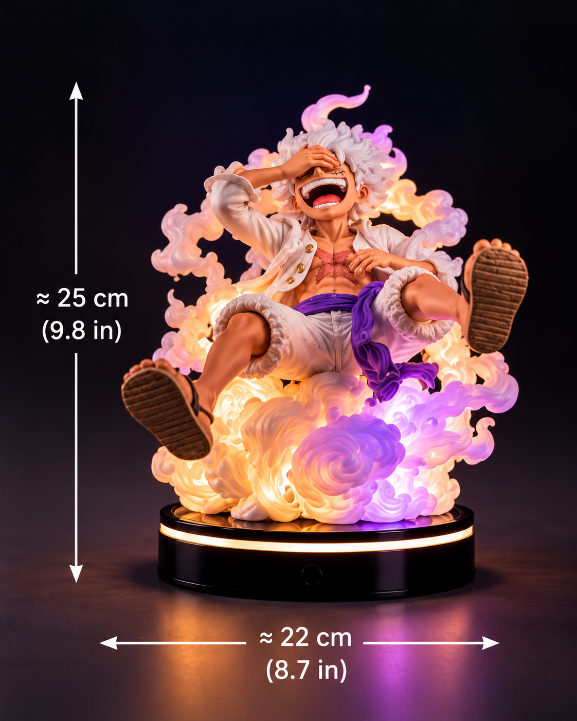 Gear 5 Luffy LED Cloud Figure
