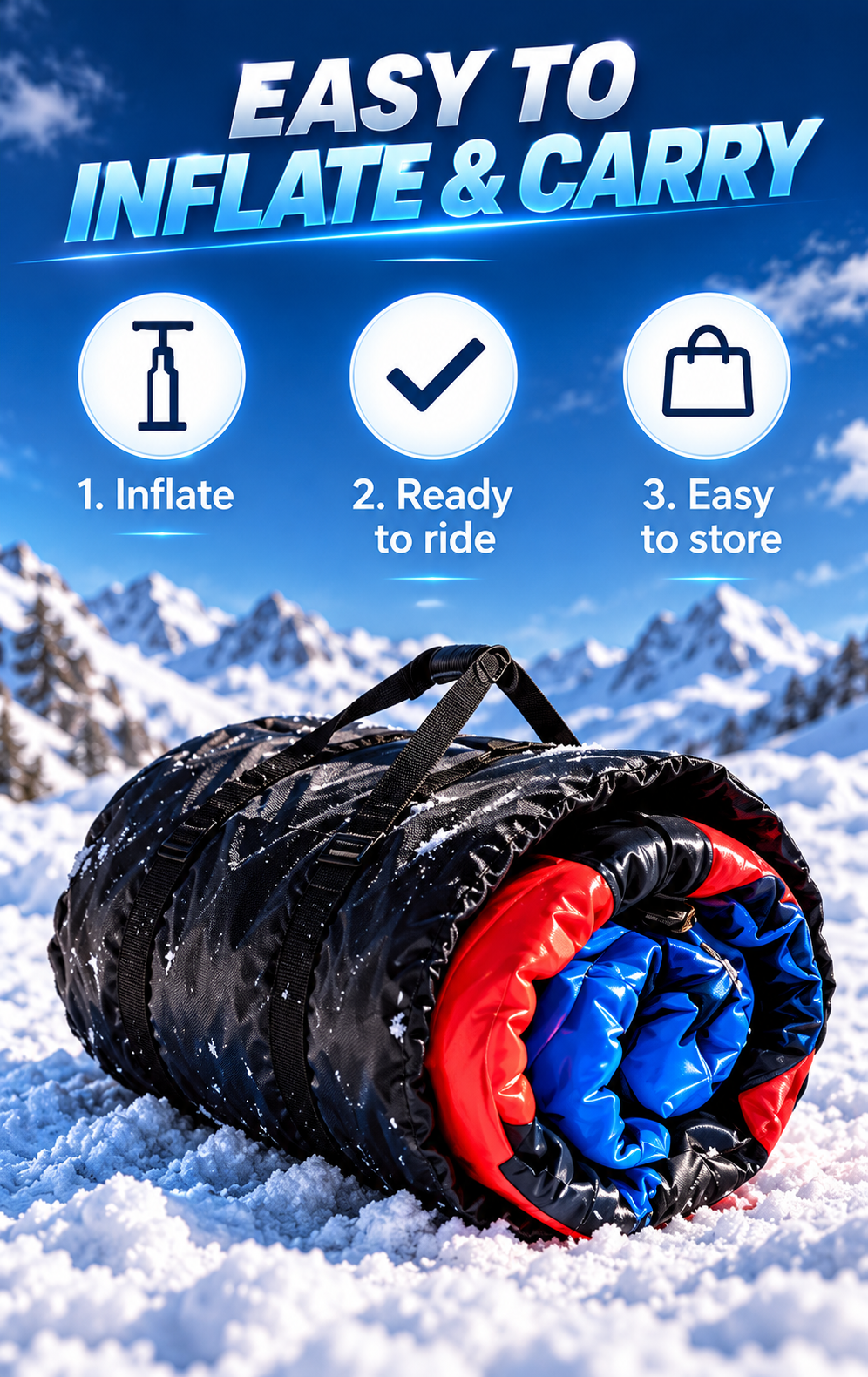 Snow Rush Inflatable Snow Racer