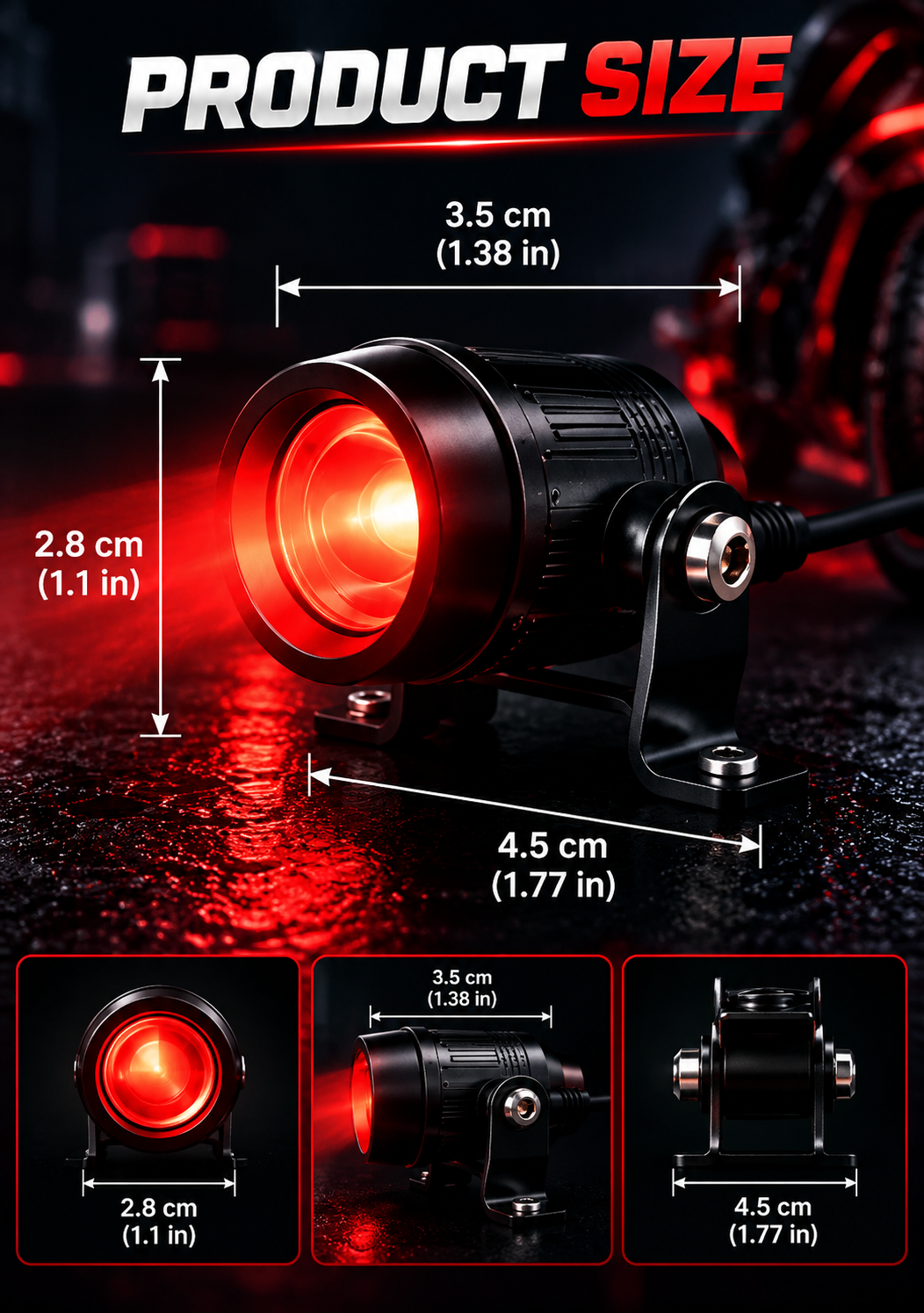 MotoWings – LED Motorcycle Wing Projector