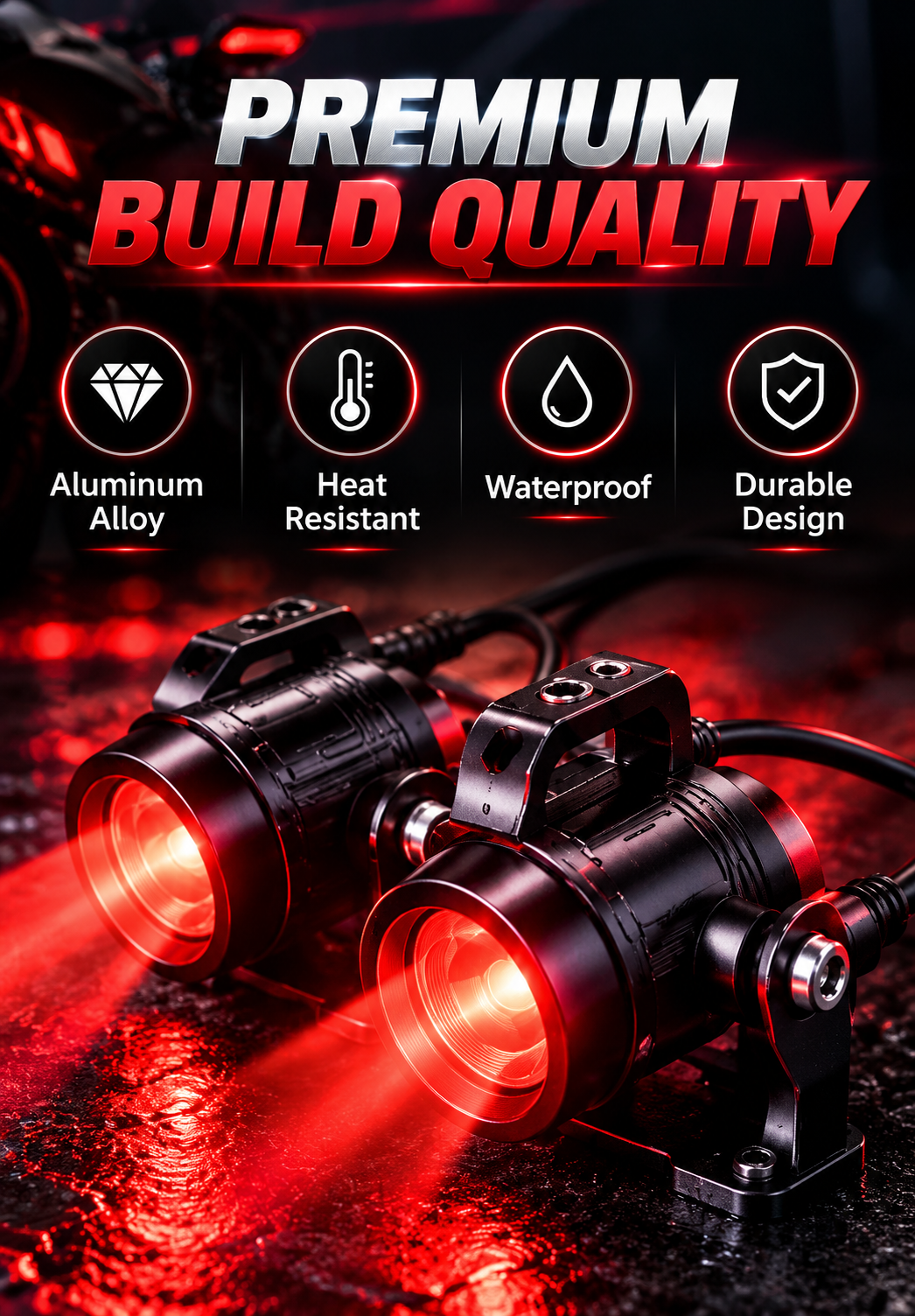 MotoWings – LED Motorcycle Wing Projector