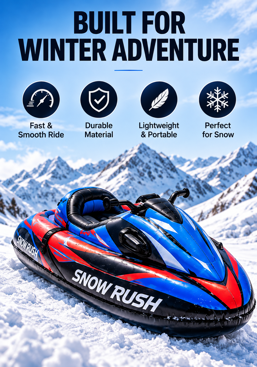 Snow Rush Inflatable Snow Racer
