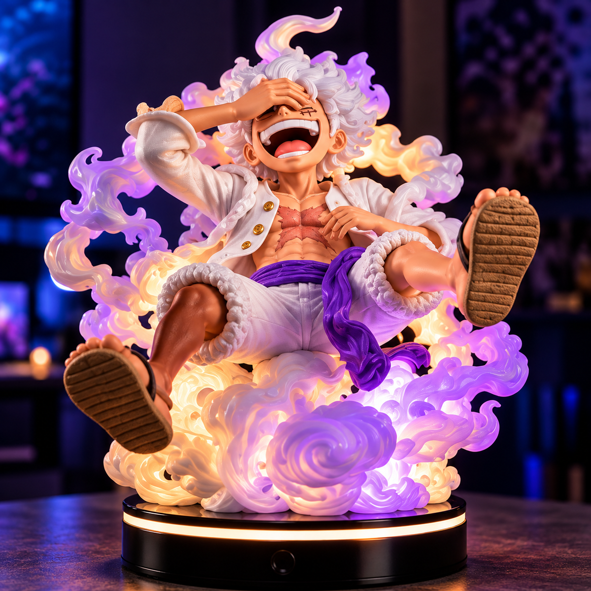 Gear 5 Luffy LED Cloud Figure