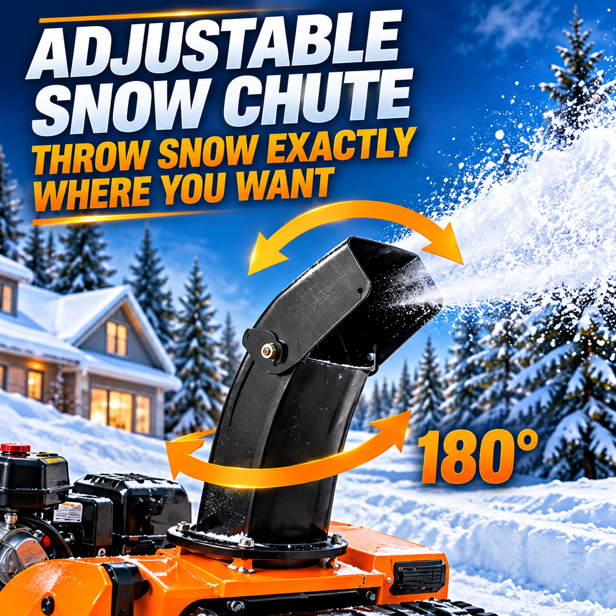 SNOWBLAZE™ — Remote-Controlled Tracked Snow Blower